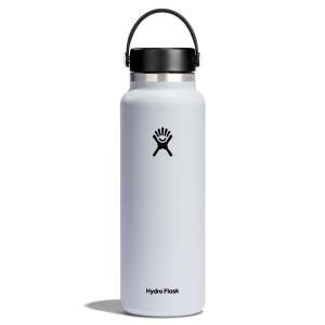 Hydroflask - 40 Oz Wide Mouth 2.0 Flex Cap White