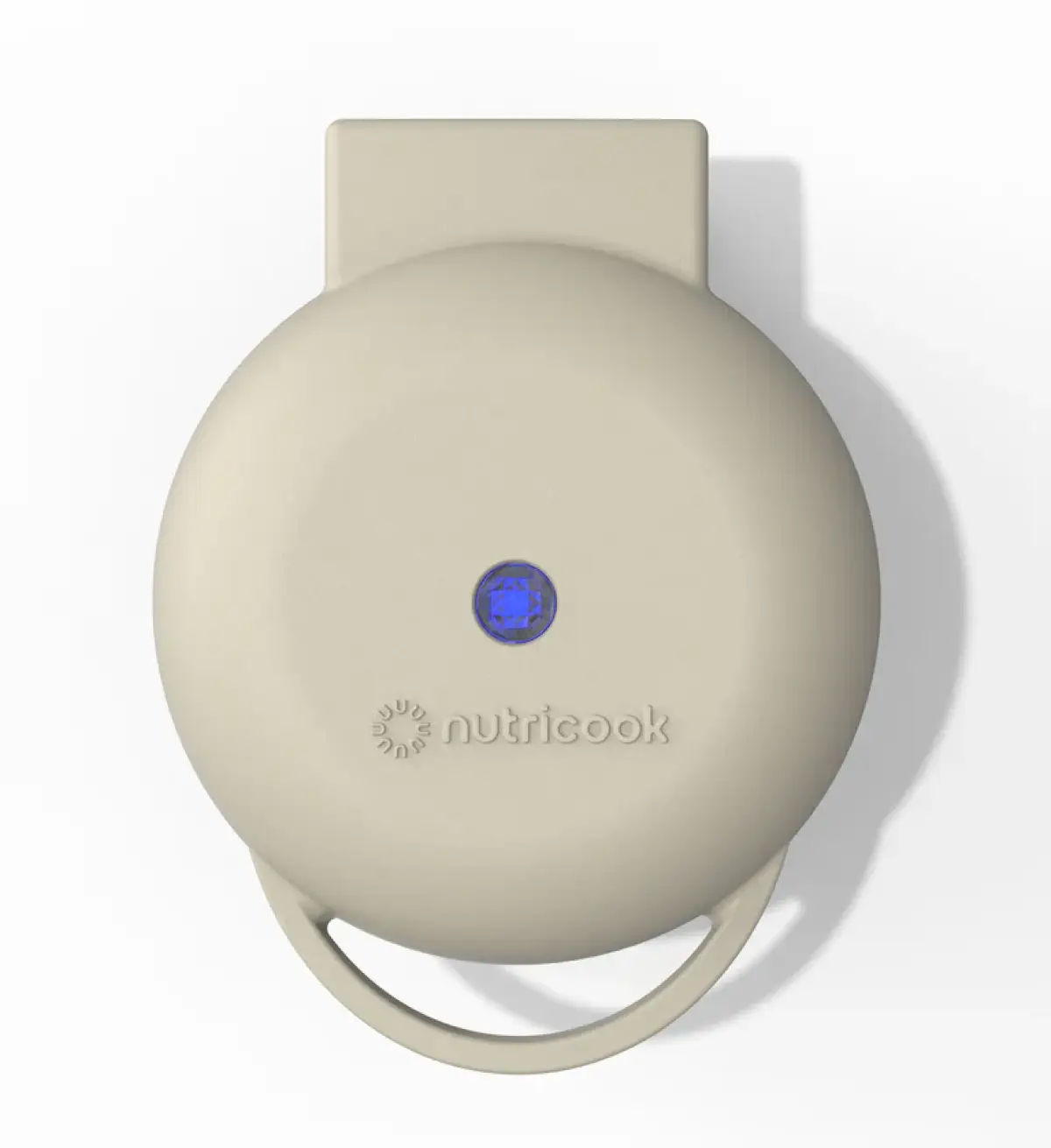 Nutricook Mini Waffle Maker 350-400 Watt - Beige, Nc-wm100bg