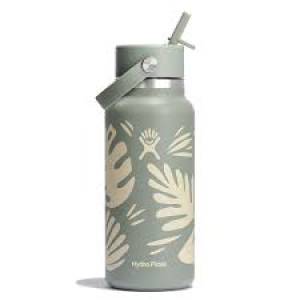 Hydroflask - 32 Oz Wide Flex Straw Cap Botanical Bliss Agave