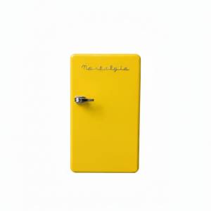 Nostalgia Retro Fridge Single Door Yellow