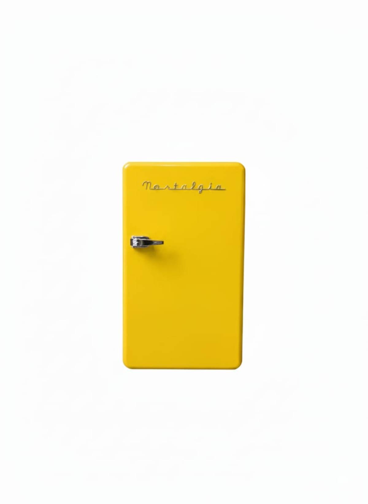 Nostalgia Retro Fridge Single Door Yellow