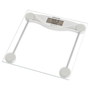 Sencor 150kg Capacity (100g Resolution), 6mm Tempered Glass, Auto On/off.