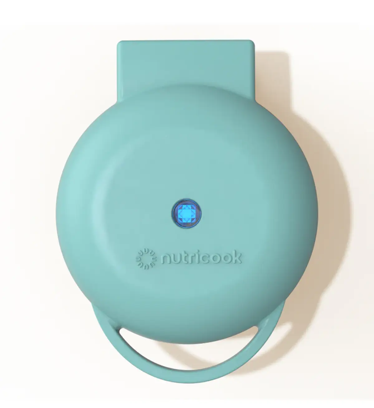 Nutricook Mini Waffle Maker 350-400 Watt - Aqua Marine, Nc-wm100AM