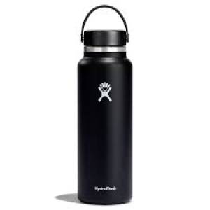 Hydroflask - 40 Oz Wide Mouth 2.0 Flex Cap Black