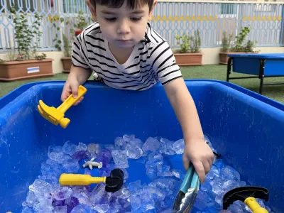 Ice Sensory Exploration | MLS