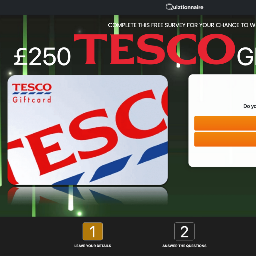 Quiztionnaire - Tesco £250 Giftcard affiliate logo