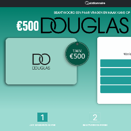 Quiztionnaire - Douglas €500 Giftcard affiliate logo