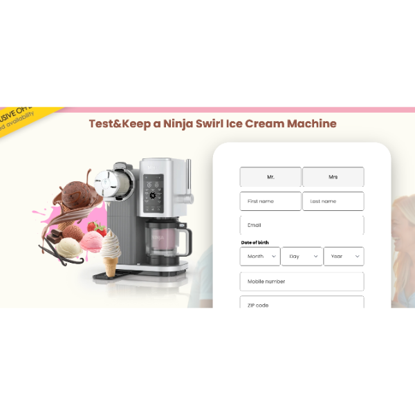 ForYouPromo Ninja Swirl Ice Cream Machine logo