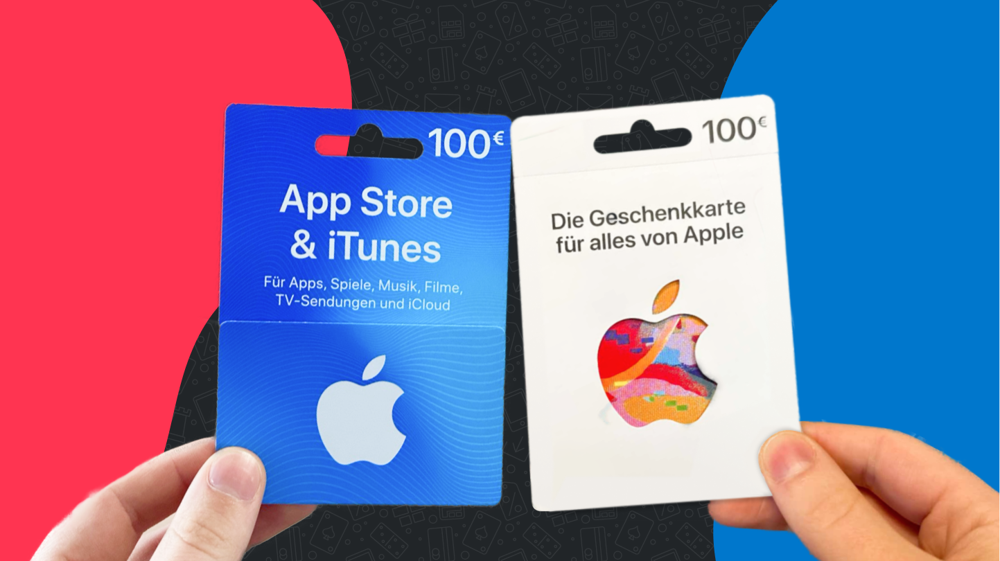 Apple Gift Card oder iTunes-Karte: Was ist der Unterschied?