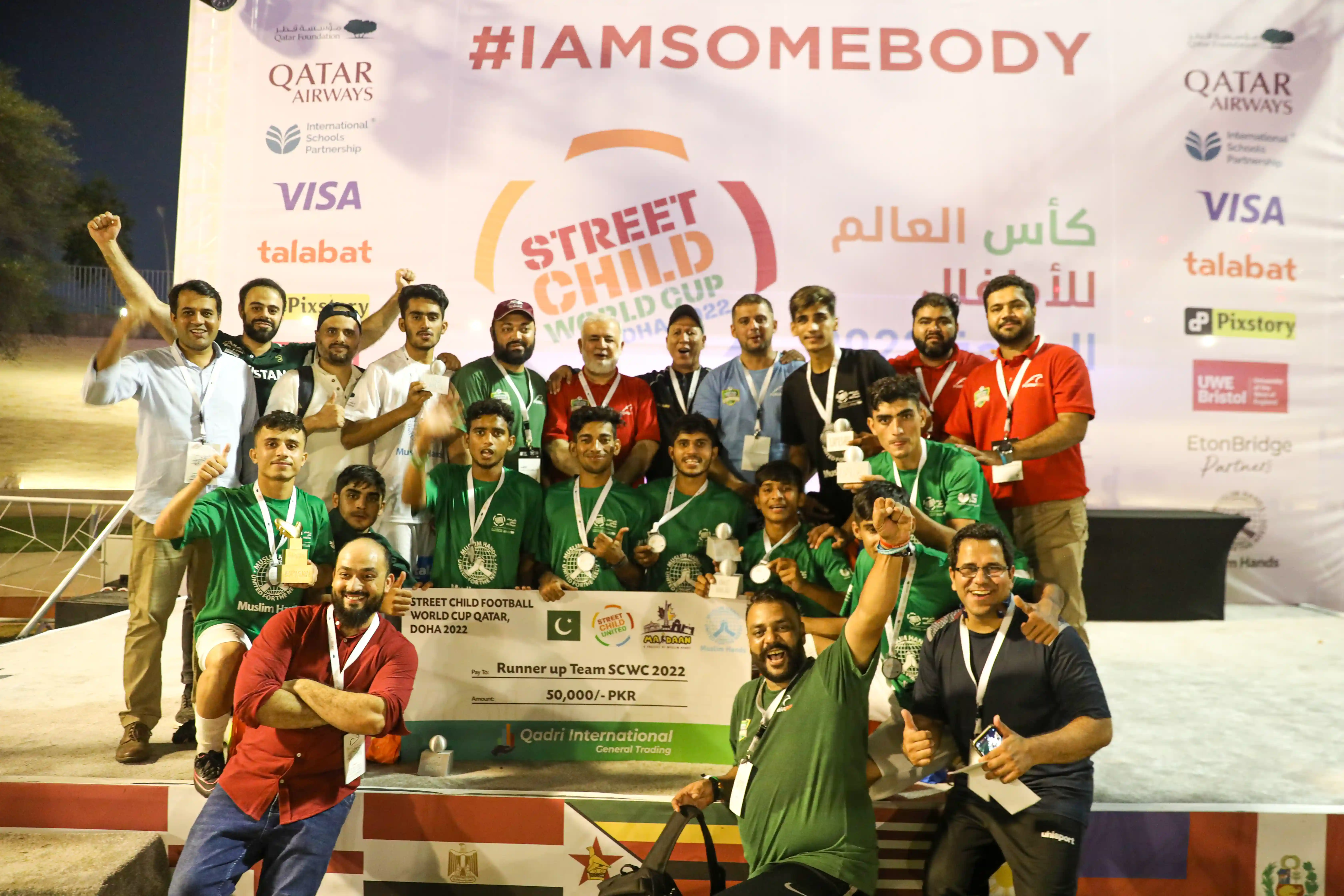 Runner Up Street Child World Cup Qatar