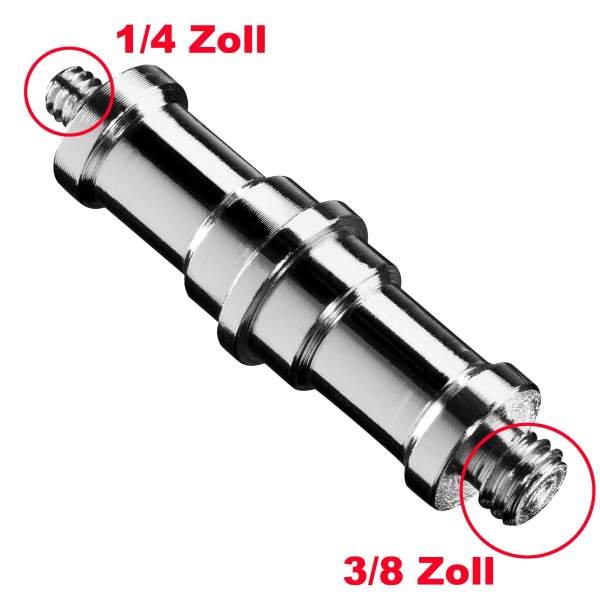 walimex Spigot 3/8 Zoll- 1/4 Zoll