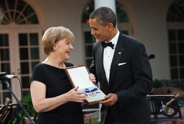 Angela Merkel Presedential Medal of Freedome Angela Merkel StudySmarter