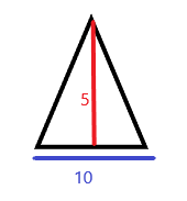 Area of triangles Worked example of area of a triangle StudySmarter