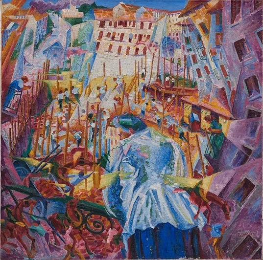 Futurismus Kunst Malerei Umberto Bocciono StudySmarter