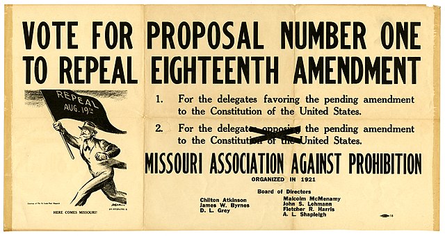 Amendements de l'ère progressiste 18e amendement abrogation tract StudySmarter