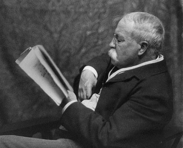 Une photographie en noir et blanc de William Dean Howells StudySmarter