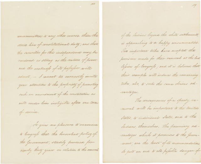 Indian Removal Act, "On Indian Removal" Andrew Jackson's Message to Congress, StudySmarter