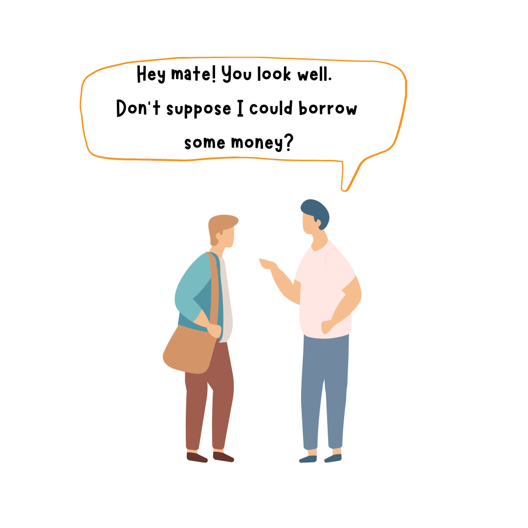 Politeness theory Man asking for money StudySmarter