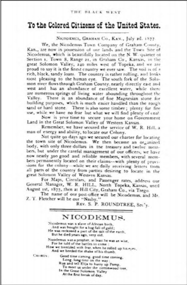Exodusters, Expansion and history, 91Ó°ÊÓ