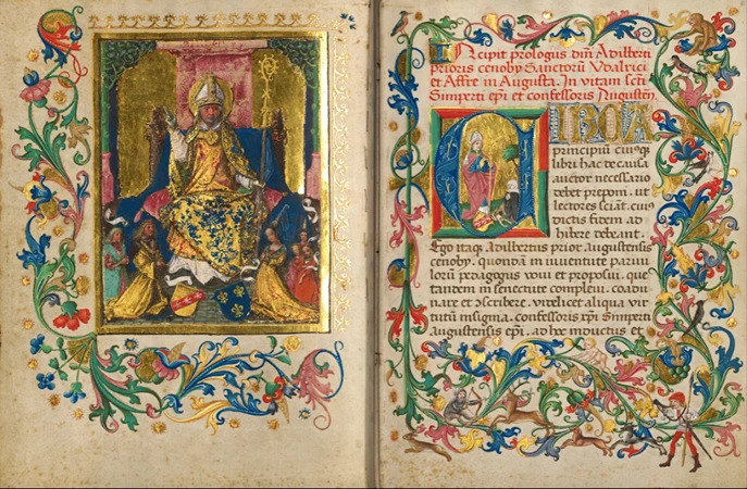 Malerei Buchmalerei Hans Holbein Vita Sancti Simperti StudySmarter