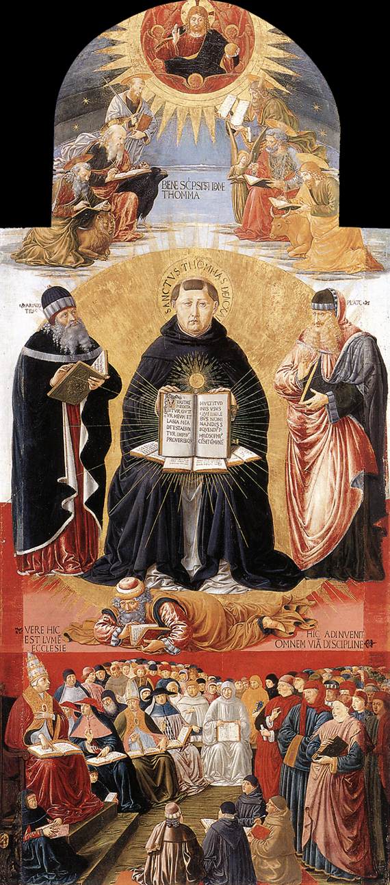 Tomás de Aquino, Pintura del Triunfo de Santo Tomás de Aquino, StudySmarter