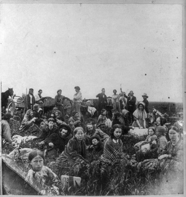 An image of biracial hostages
