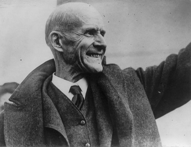 A black and white photograph of Eugene Debs 91影视