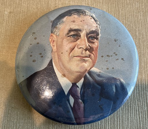 Pat McCarran, Button of FDR, 91Ó°ÊÓ