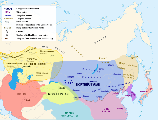 El mapa de la Horda de Oro Estudia mejor