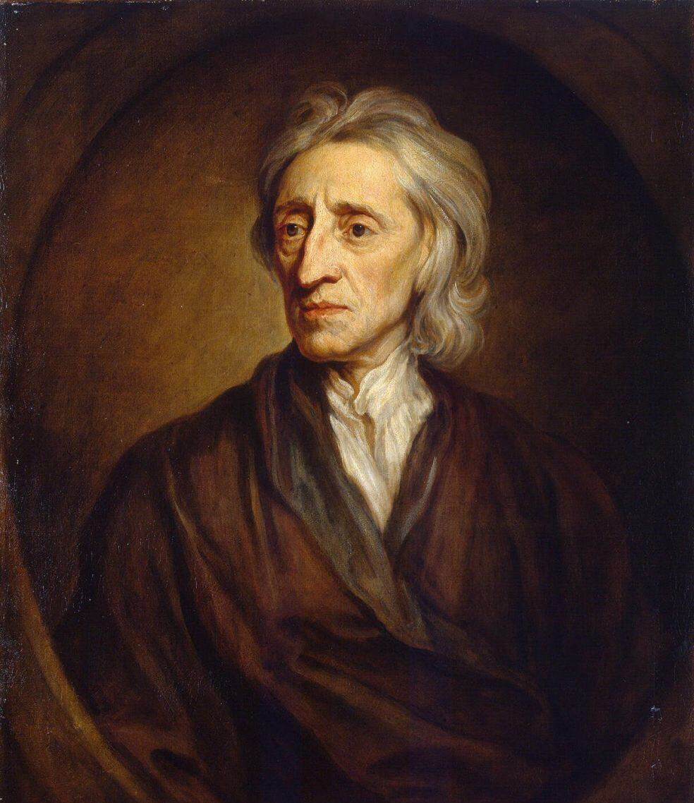 Développement de la théorie politique, portrait de John Locke, Godfrey Kneller, 1697. Source : Musée de l'Ermitage, Wikipedia Commons (domaine public) StudySmarter.