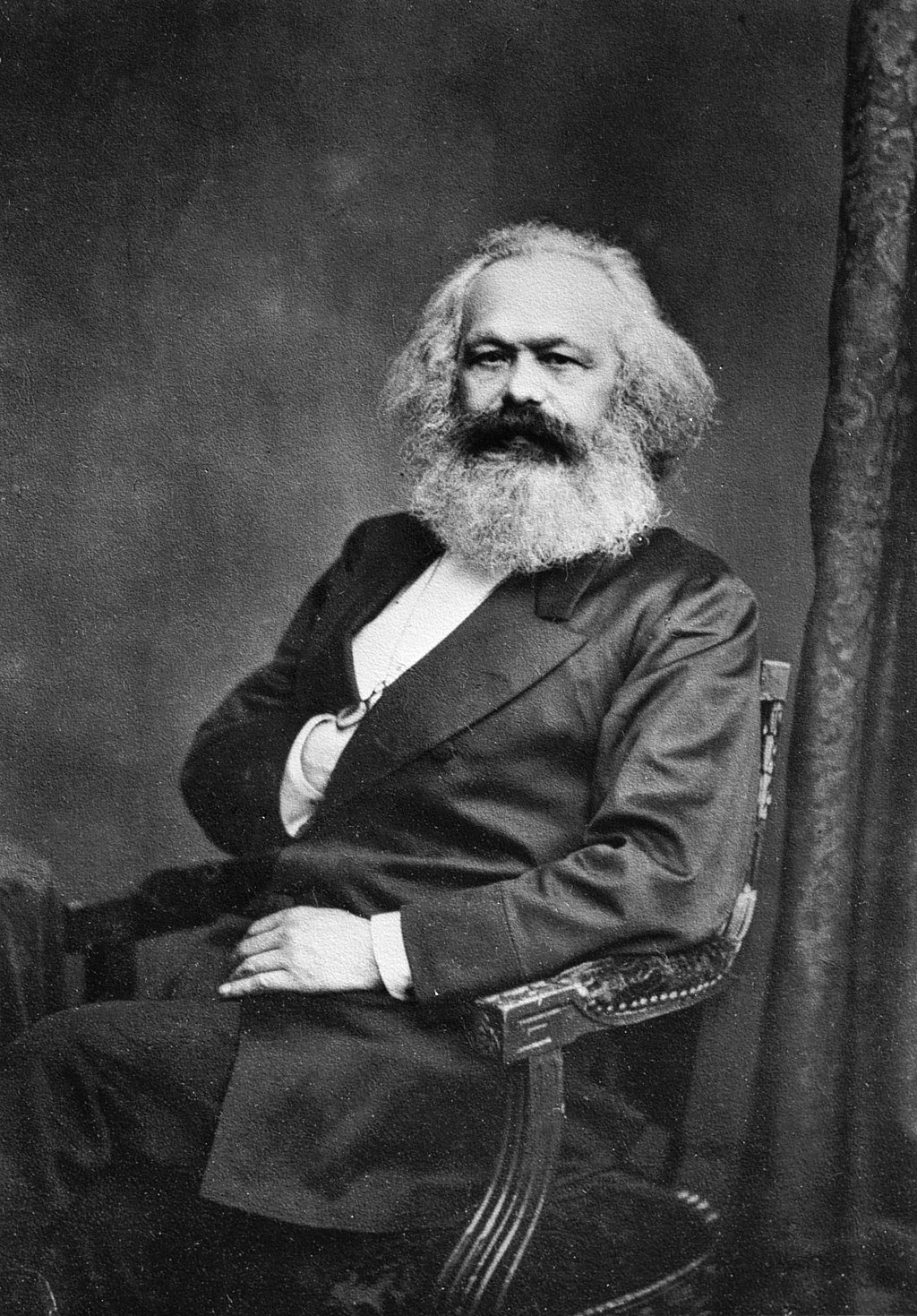 Desarrollo de la Teoría Política, Retrato de Karl Marx, John Jabez Edwin Mayal. Fuente: Wikipedia Commons (dominio público), StudySmarter.
