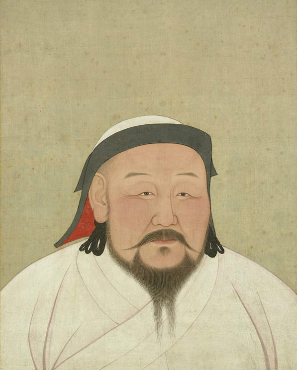 Marco Polo, Kublai Khan, Anige de Nepal, hacia 1294. Fuente: Wikipedia Commons (dominio público), Estudia mejor.