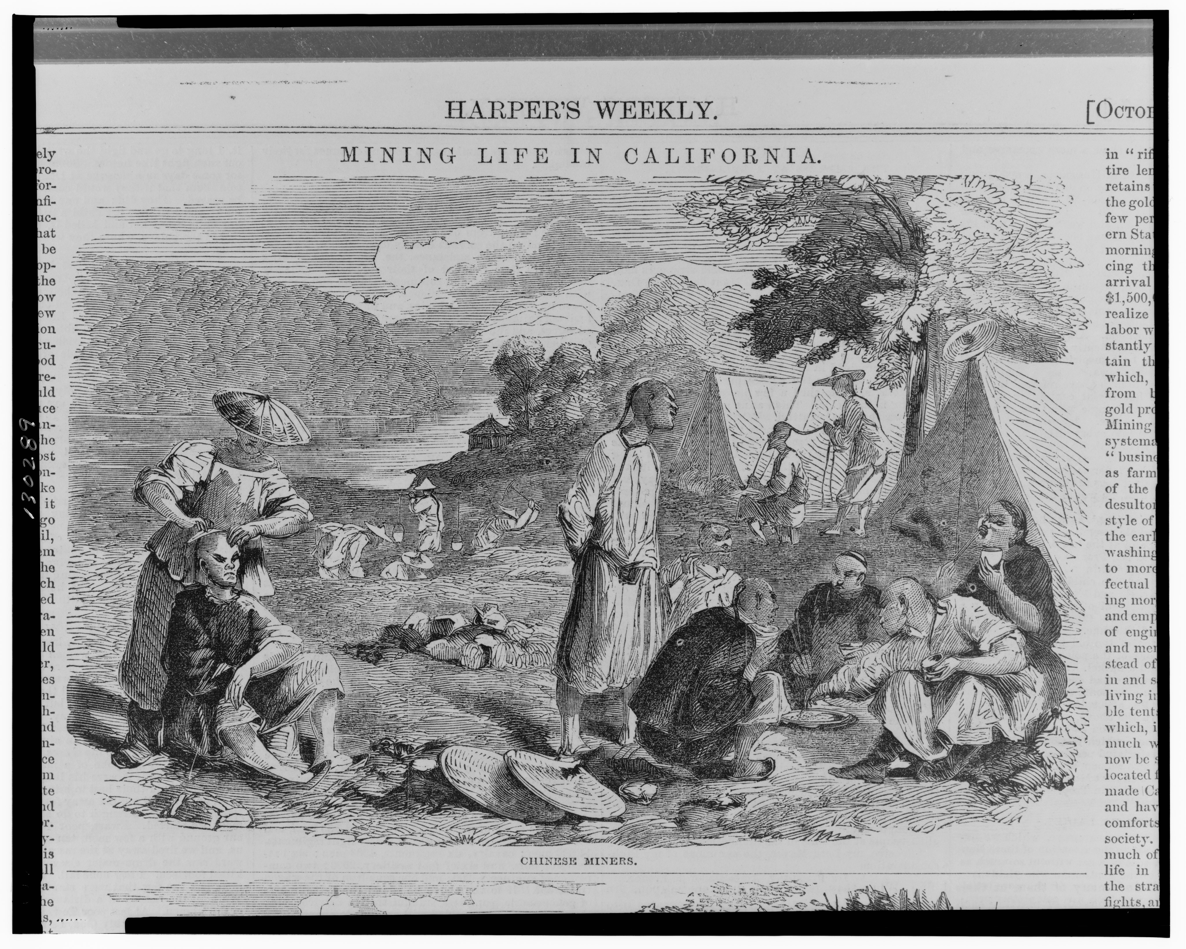 Chinese Immigration, Mining Life in California, 91Ó°ÊÓ