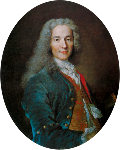 El ateísmo en la Ilustración, Retrato pintado de Voltaire, StudySmarter