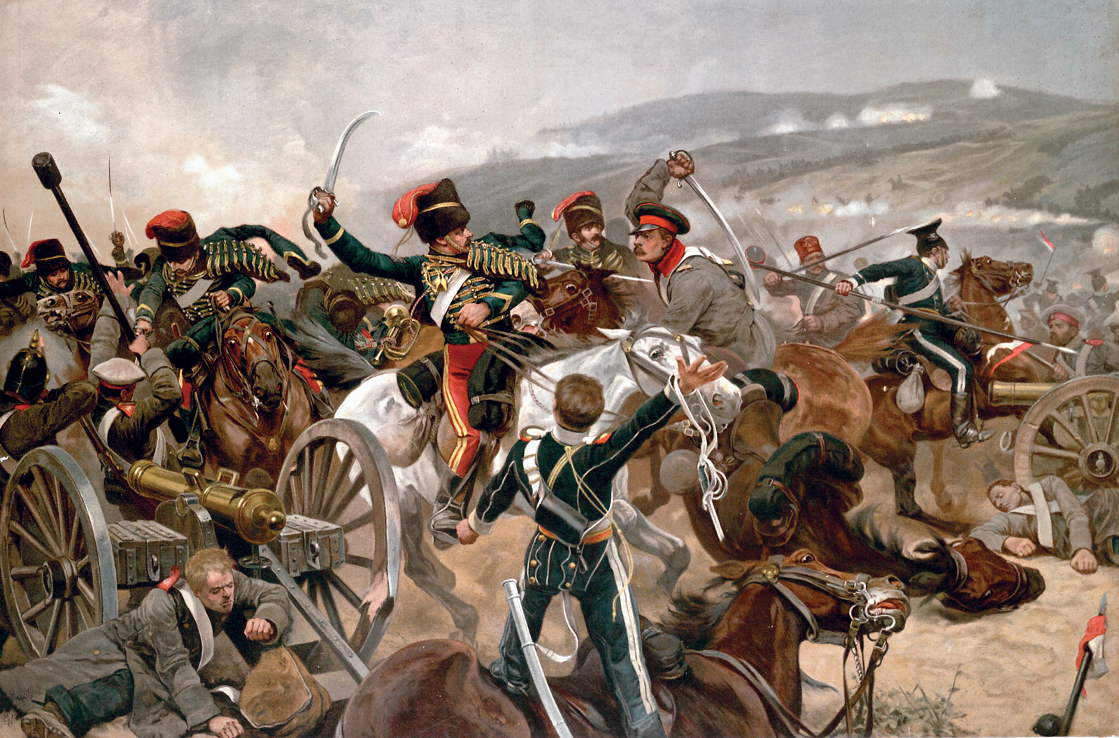 Concert of Europe and Prince Klemens von Metternich, The Relief of the Light Brigade, British troops invade Russia’s Crimea, Richard Caton Woodville, Jr., 1897. Source: Wikipedia Commons (public domain), 91Ó°ÊÓ.