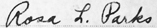 Rosa Parks Signature StudySmarter