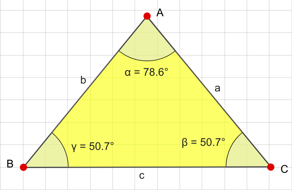 Encontrar el tipo de un triángulo, clasificaciones de triángulos, triángulo isósceles studysmarter