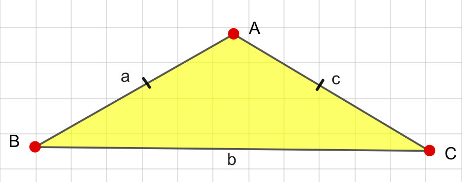 Trouver le type de triangle, classifications des triangles, triangle isocèle studysmarter
