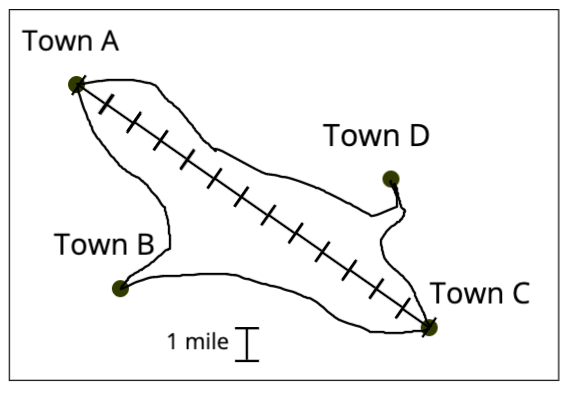 Scale diagrams and maps scale map example studysmarter