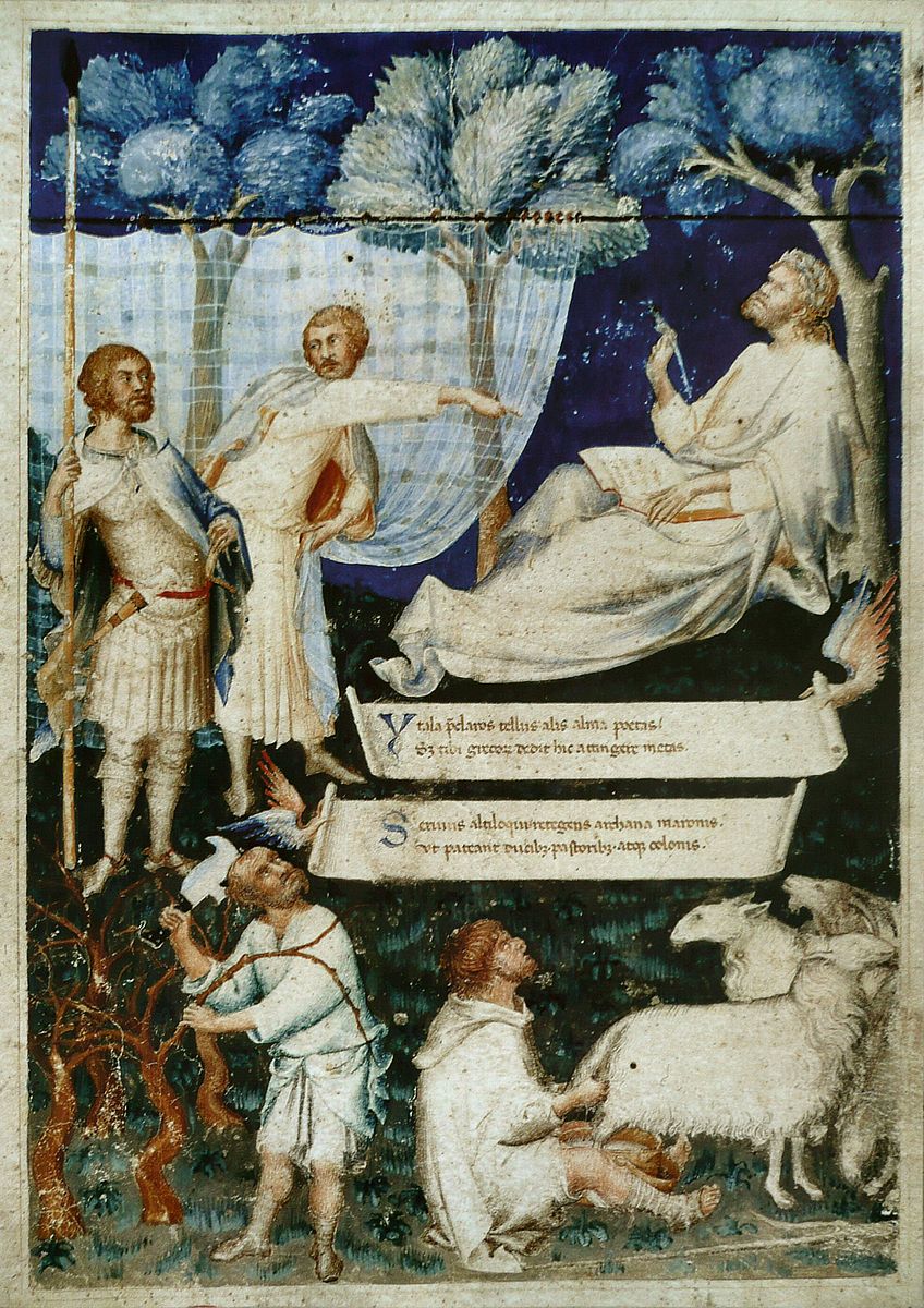 European Renaissance, Petrarch Virgil, title page, an illuminated manuscript by Simone Martini, 91Ó°ÊÓ