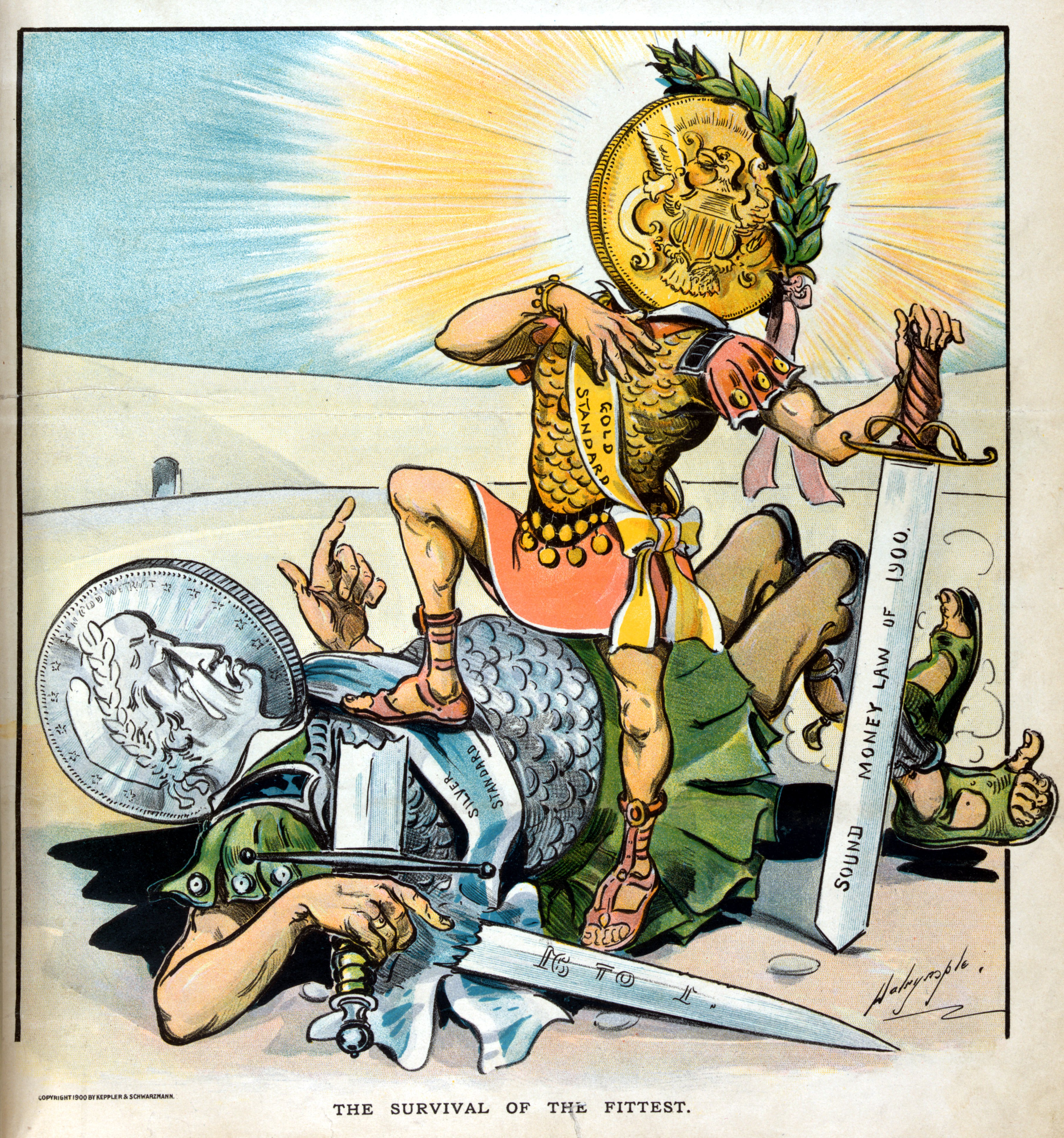 Survival of the Fittest Political Cartoon