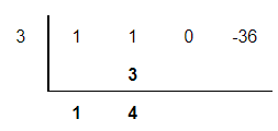 Operations with Polynomials Synthetic division example StudySmarter