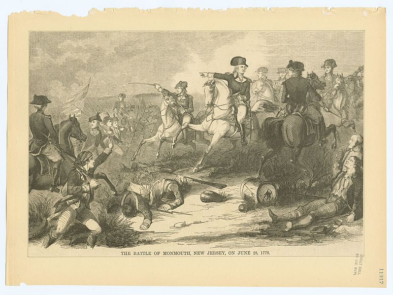 La Revolución Americana, Dibujo de la Batalla de Monmouth 1778, StudySmarter