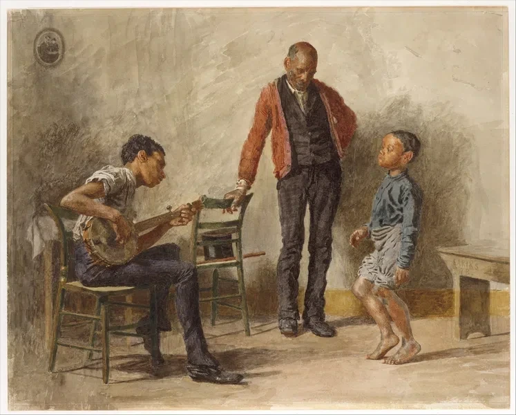 Malerei Aquarellmalerei Thomas Eakins The Dancing Lesson StudySmarter