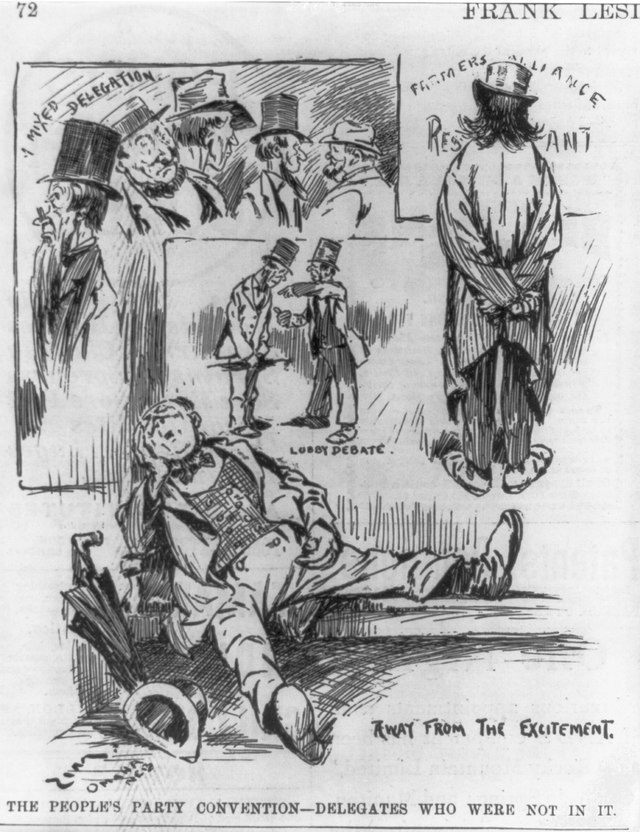 The Peoples Party Political Cartoon StudySmarter