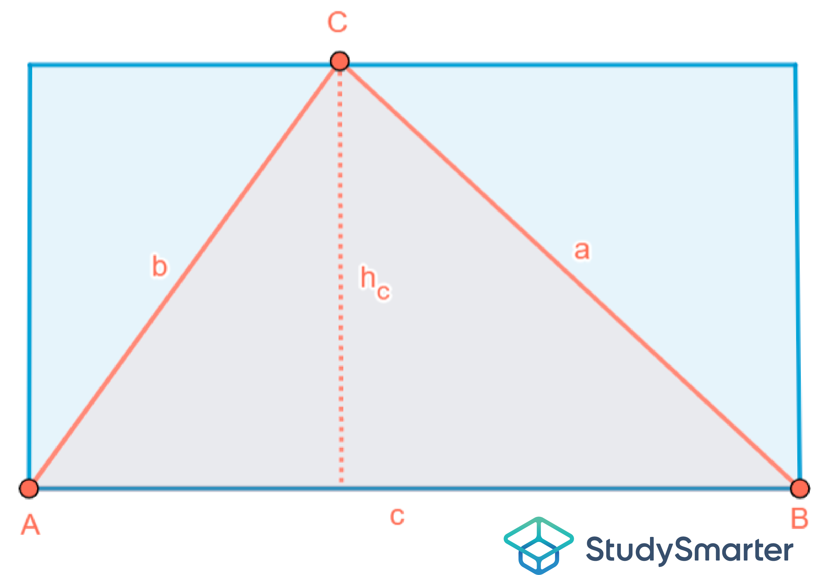 Spitzwinkliges Dreieck Fläche StudySmarter