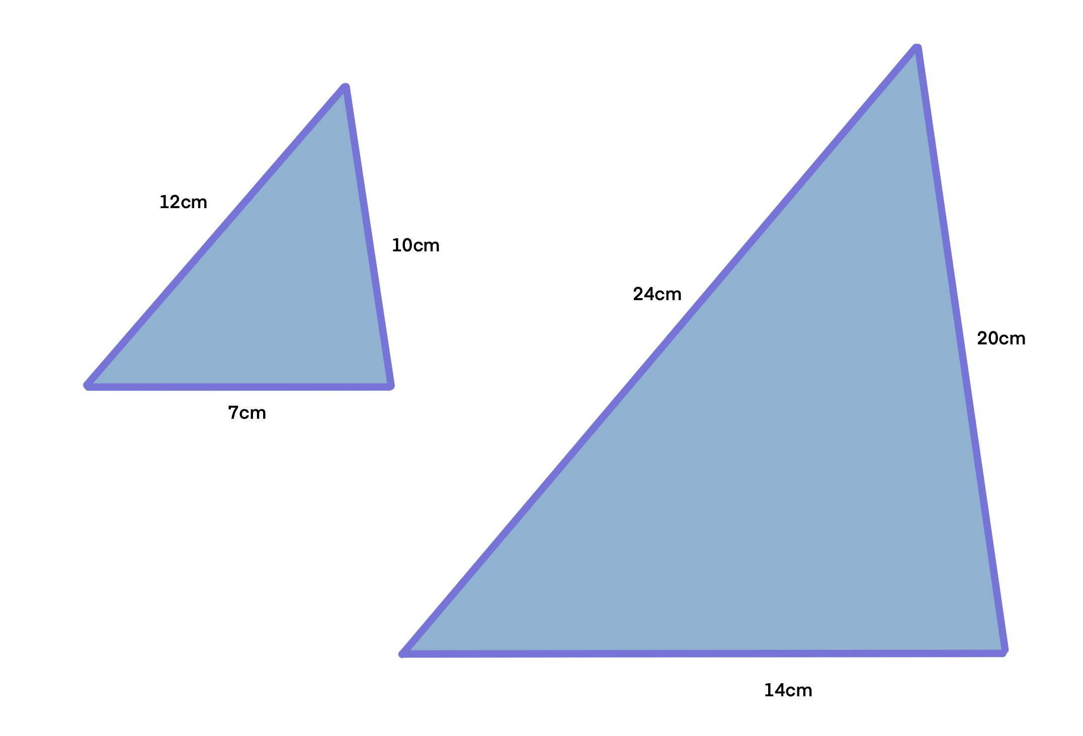 Similar triangles Example StudySmarter