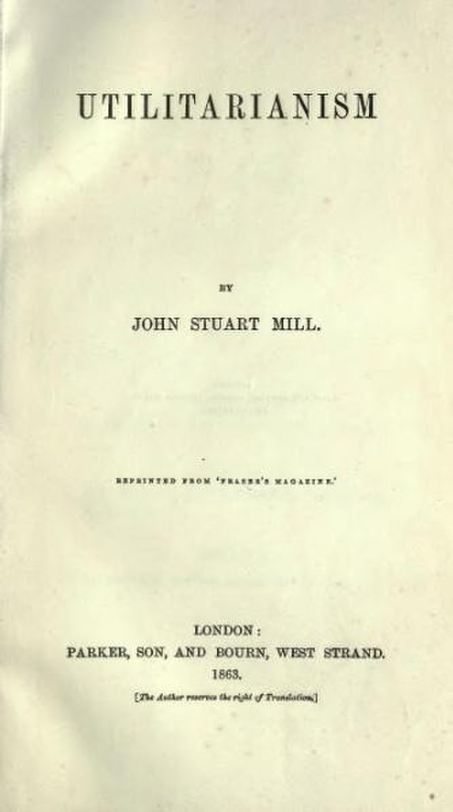 John Stuart Mill L'utilitarisme Étudier plus intelligemment