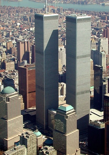 World Trade Center, New York Aerial View, March 2001, Study Smarter