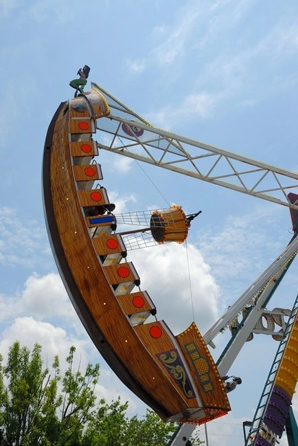 Pendule simple Le bateau à balancier du parc d'attractions agit comme un pendule simple StudySmarter